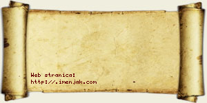 Una Pavin vizit kartica